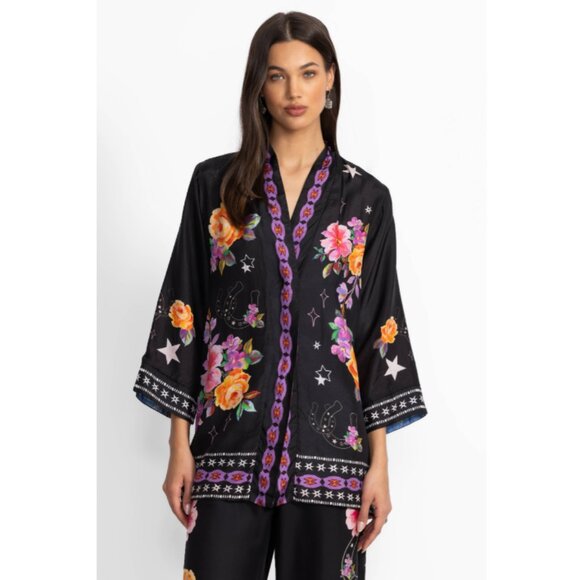 Johnny Was Jade Kimono Size Large - Picture 5 of 9